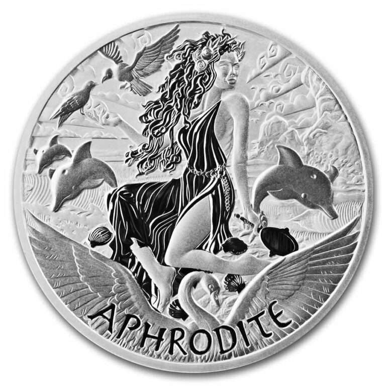 Afrodita Dioses Del Olimpo Moneda De Plata Crypto Metales