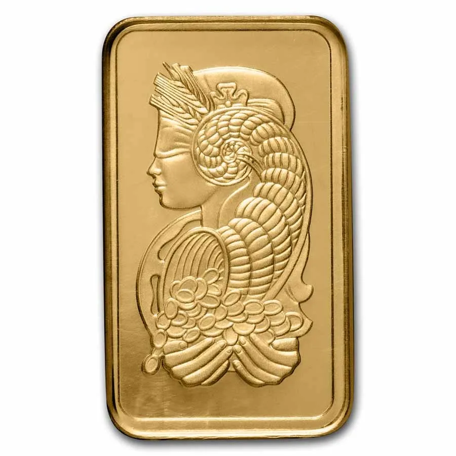 Barra de media onza de oro