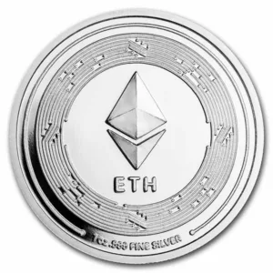 Ethereum moneda de plata