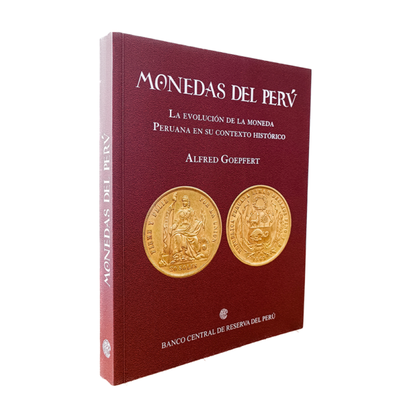 Portada del libro monedas del Perú de Alfred Goepfert