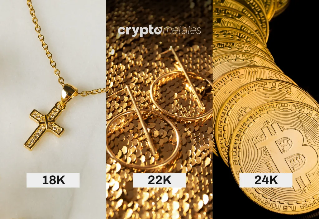 Diferencias entre los quilates del oro (24k, 22K,18K)