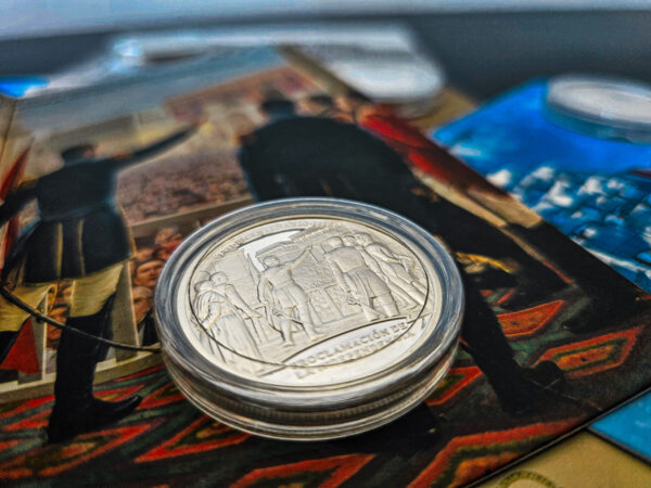 moneda de plata bicentenario de la proclamación de la independencia