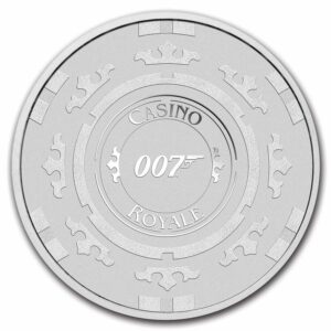 Moneda de plata 007 casino Royal
