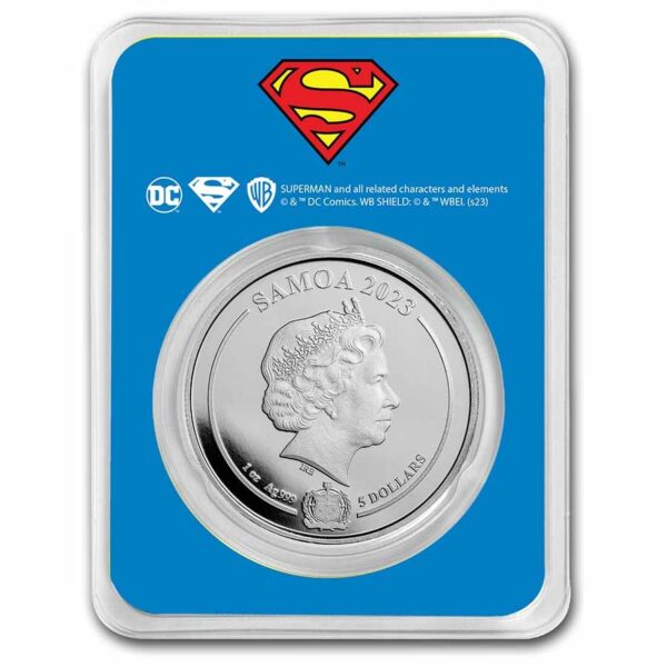 Flash moneda de plata licenciada por DC COMICS.