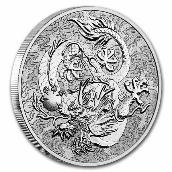 2021 mitos y leyendas australia Dragon de plata