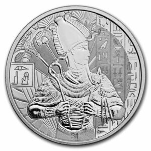 Osiris moneda de plata