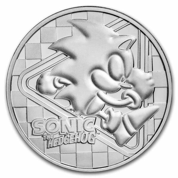 Sonic 2022 moneda de plata 999