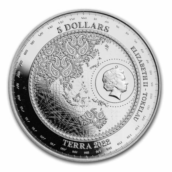 moneda de plata 2022 Terra