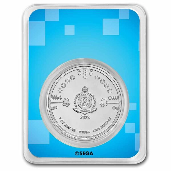 moneda de plata Sonic 2022