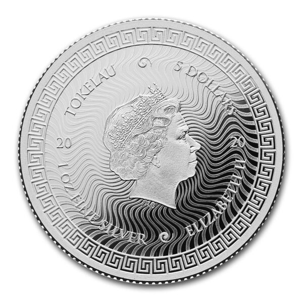 Moneda de plata Diana 2020.
