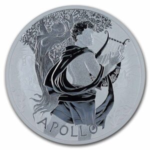 Apolo moneda de plata