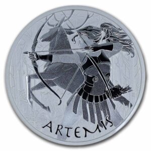 Artemisa moneda de plata