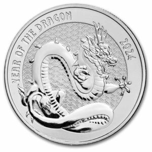 Moneda de plata Año del Dragón 2024 USA