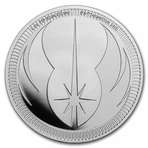 Orden Jedi moneda de plata