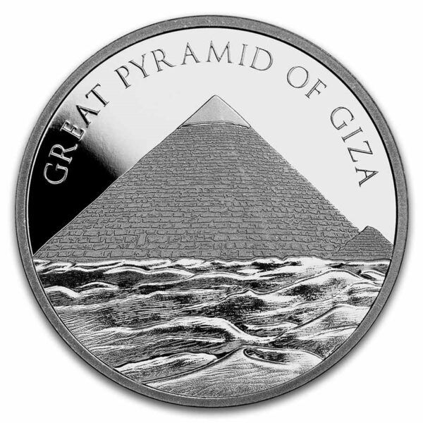 Pirámide de Gyza moneda de plata
