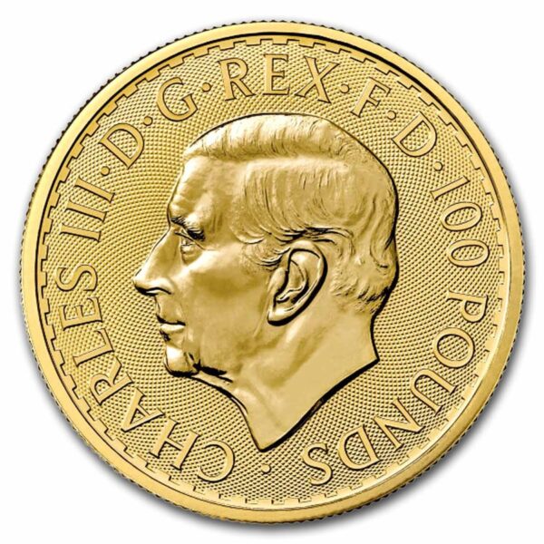 Moneda de oro Britannia 2024