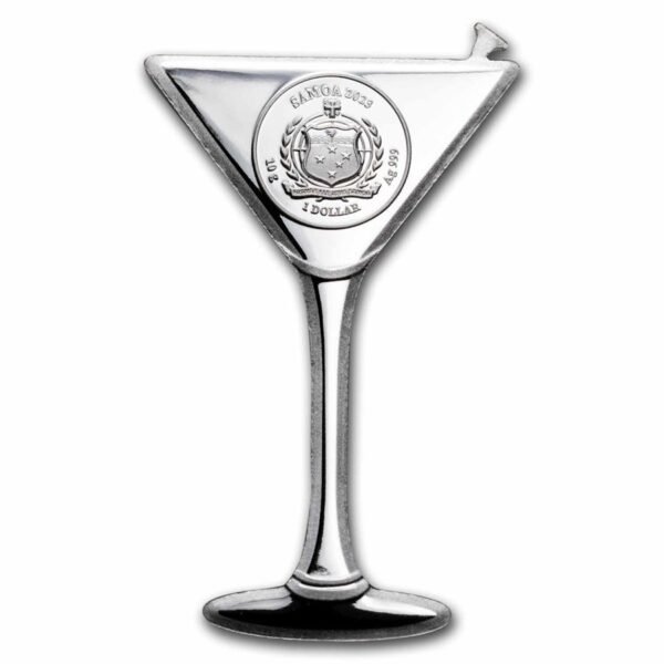Moneda de plata Martini Cocktail
