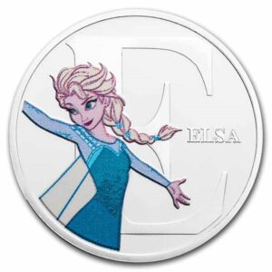 Elsa Frozen moneda Disney