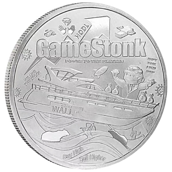 Wall street moneda de plata
