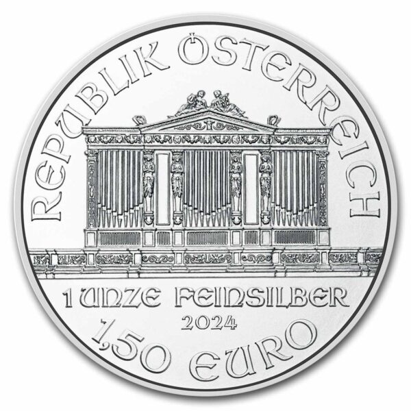 monedas de plata para inversión Filarmónicas 2024