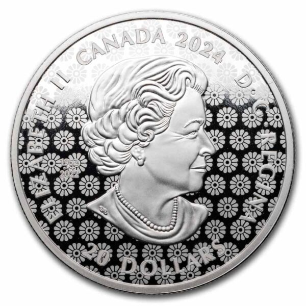 royal canadian mint 2024 trascendencia y tranquilidad moneda de plata