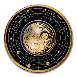 La luna moneda de plata silver moon 2023 cameroon