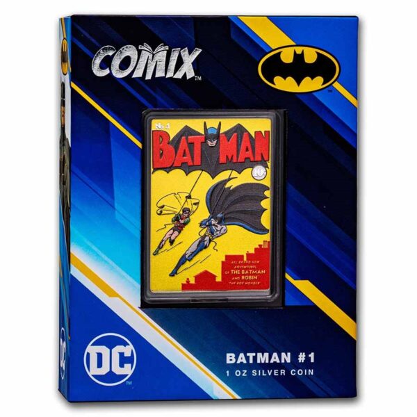 comic en plata de Batman