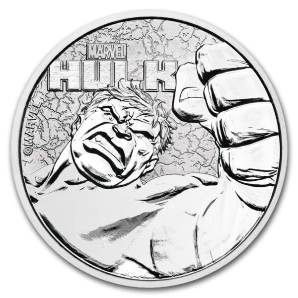 hulk moneda de plata