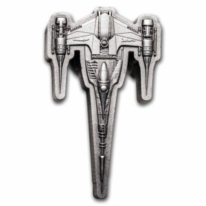 star-wars-mandalorian-starfighter-moneda-de-plata