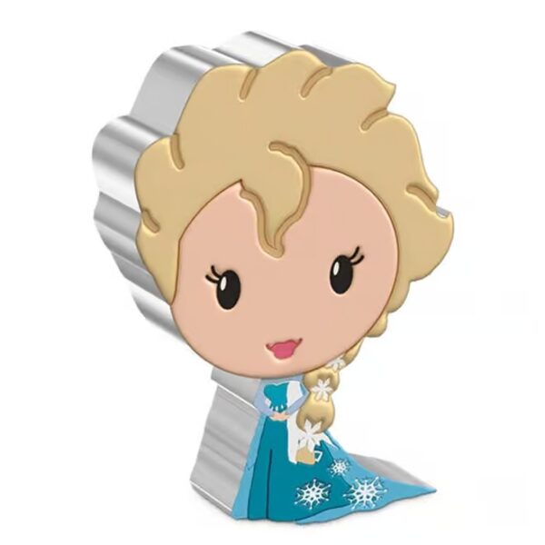 Elsa Frozen Chibicoin moneda de plata