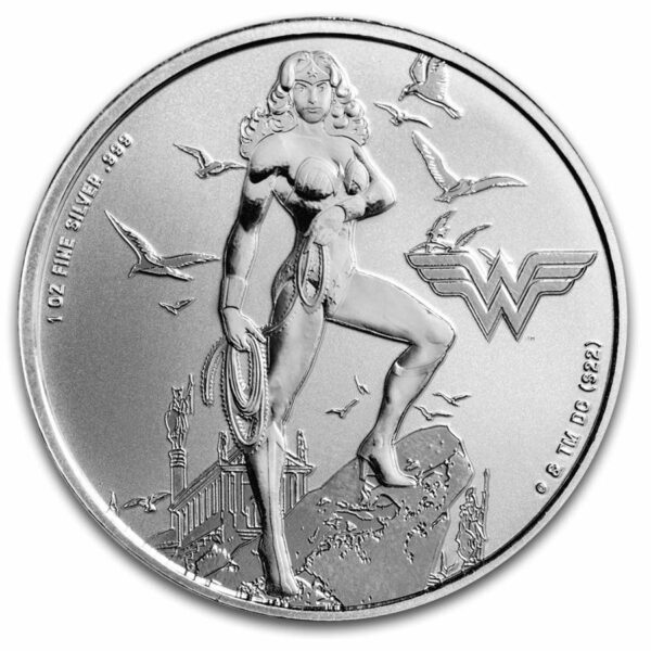 mujer maravilla moneda de plata 2024