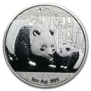 Panda 2011 moneda de plata