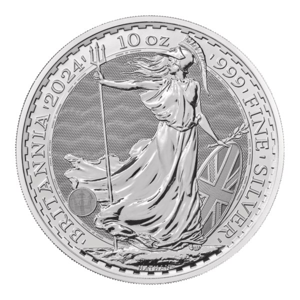 moneda de plata britannia 10 onzas