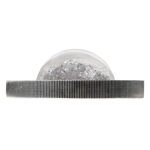 moneda de plata con plata liquida tears of the moon