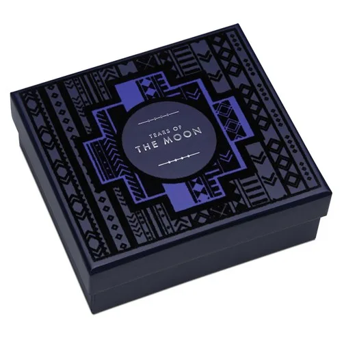 moneda de plata tears of the moon packaging tematico
