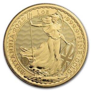 Britannia 2025 moneda de oro