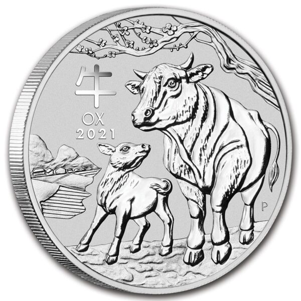 2021 año del buey moneda de plata perth mint