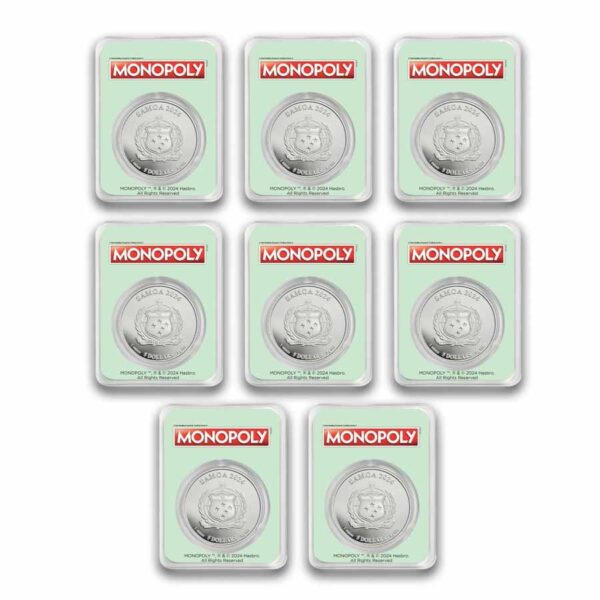 Monedas de plata coleccion monopolio