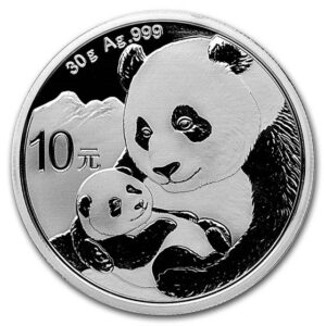 Panda 2019 moneda de plata