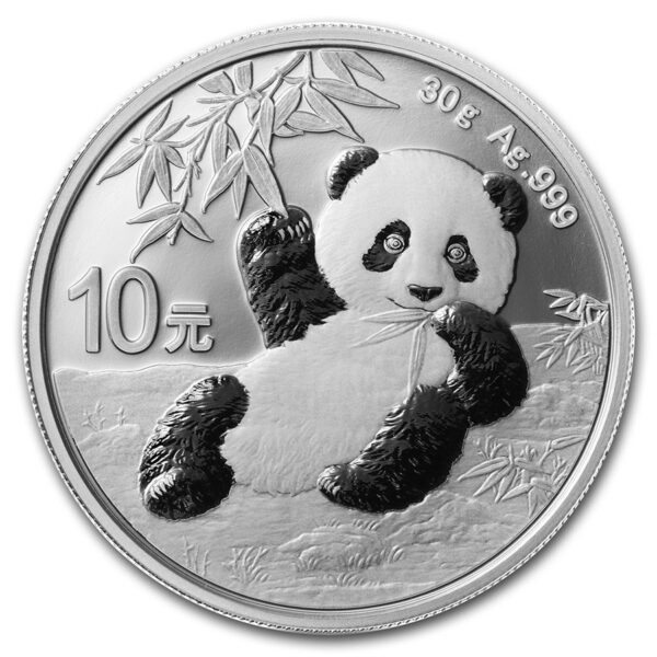 Panda 2020 moneda de plata