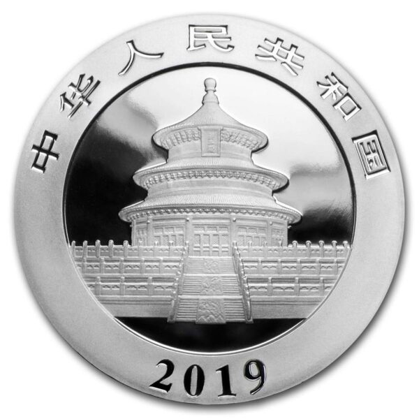 moneda de plata Panda 2019