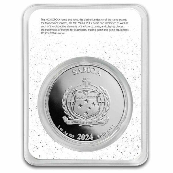 moneda de plata monopolio