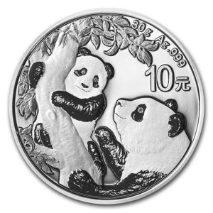 panda 2021 moneda de plata