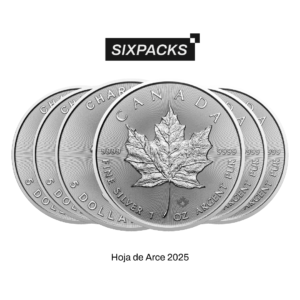 maple leaf monedas de plata 2025