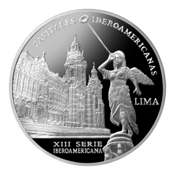 XIII SERIE IBEROAMERICANA CAPITALES AMERICANAS MONEDA DE PLATA PERU