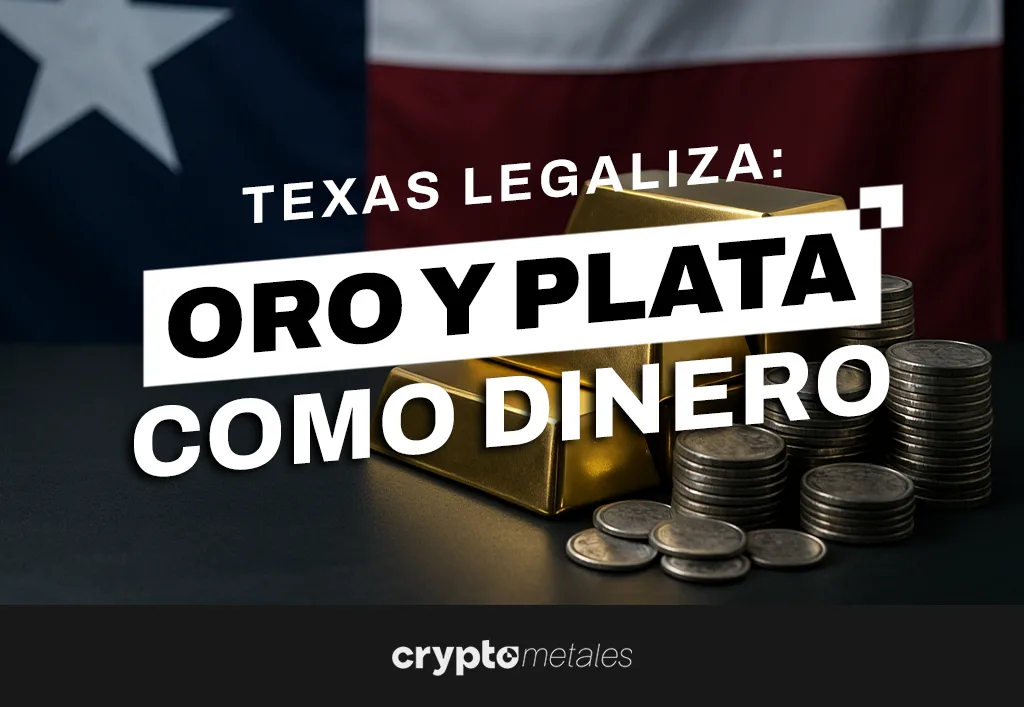Texas legaliza al oro y la plata como dinero
