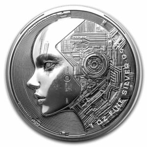 moneda de plata inteligencia artifical