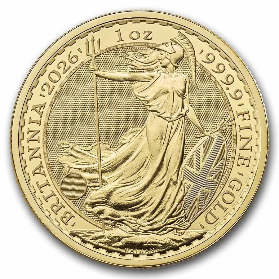 moneda de oro Britannia 2026