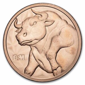 bull moneda de cobre puro toros