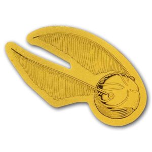 snitch dorada moneda de oro harry potter 25 años